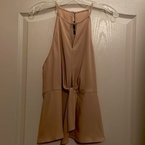 Forever 21 Taupe Halter Cami Top